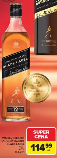 Carrefour Whisky szkocka JOHNNIE WALKER BLACK LABEL oferta