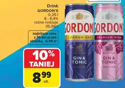 Carrefour Gordon's Gin & Tonic Drink oferta