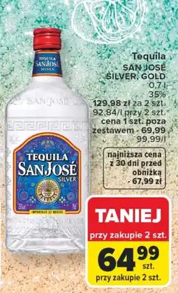 Carrefour Tequila San José Silver, Gold oferta