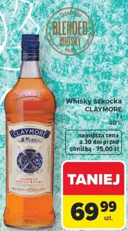 Carrefour Whisky szkocka CLAYMORE oferta