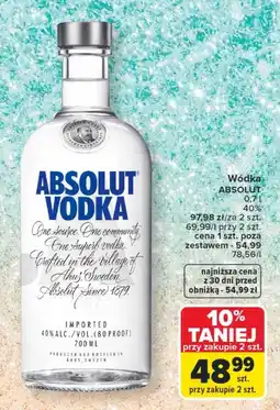 Carrefour Wódka ABSOLUT oferta