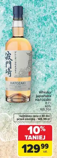 Carrefour Whisky japońska HATOZAKI oferta