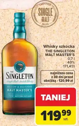 Carrefour Whisky szkocka THE SINGLETON MALT MASTER'S oferta