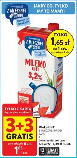 Intermarche Mleko UHT Z Mlecznej Drogi oferta