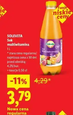 Lidl SOLEVITA Sok multiwitamina oferta