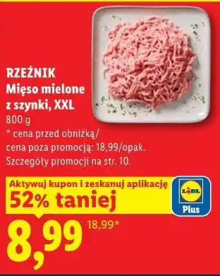 Lidl Rzeźnik Mięso mielone z szynki, XXL oferta