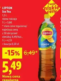 Lidl Lipton Ice Tea oferta