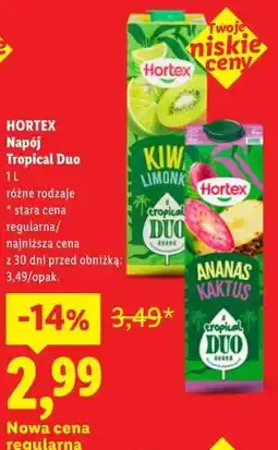 Lidl Hortex Napój Tropical Duo oferta