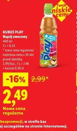 Lidl Kubuś Play Napój owocowy oferta