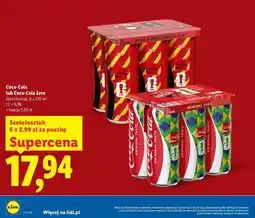 Lidl Coca-Cola lub Coca-Cola Zero Sześciosztuk oferta