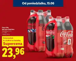 Lidl Coca-Cola lub Coca-Cola Zero oferta