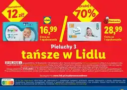 Lidl Lupilu Soft & Dry Pieluchy 3 oferta