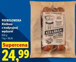 Lidl PEERELOWSKA Kiełbasa z tradycyjnej wędzarni oferta