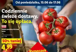 Lidl Polskie pomidory kiściowe, luzem oferta