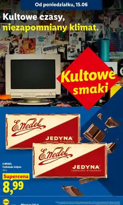Lidl E.Wedel Czekolada Jedyna oferta