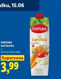 Lidl FORTUNA Sok Karotka oferta