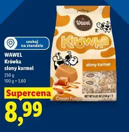 Lidl WAWEL Krówka Słony karmel oferta