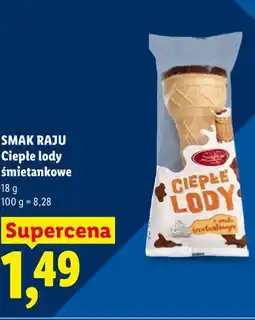 Lidl SMAK RAJU Ciepłe lody śmietankowe oferta