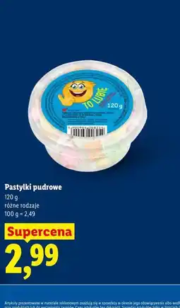 Lidl Pastylki pudrowe oferta