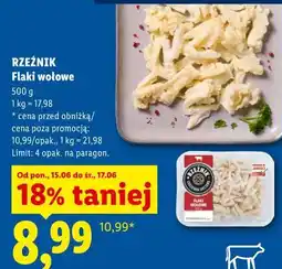 Lidl RZEŹNIK Flaki wołowe oferta