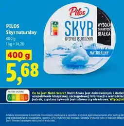 Lidl PILOS Skyr naturalny oferta