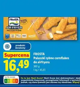 Lidl Frosta Paluszki rybne cornflakes do airfryera oferta