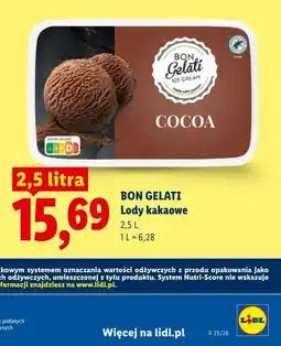 Lidl BON GELATI Lody kakaowe oferta