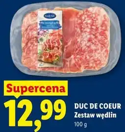 Lidl DUC DE COEUR Zestaw wędlin oferta
