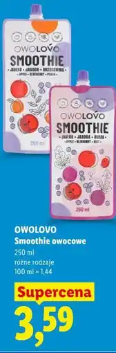 Lidl Owolovo Smoothie owocowe oferta