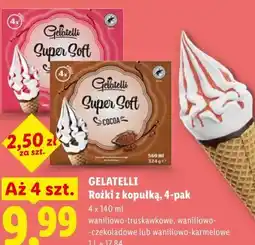 Lidl Gelatelli Rożki z kopułką, 4-pak oferta
