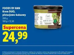 Lidl FOODS BY ANN Krem DUO, pistacjowo-kakaowy oferta