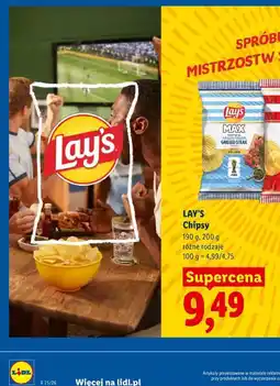 Lidl LAY'S Chipsy oferta