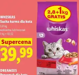Lidl WHISKAS Sucha karma dla kota oferta