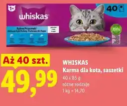 Lidl WHISKAS Karma dla kota, saszetki oferta