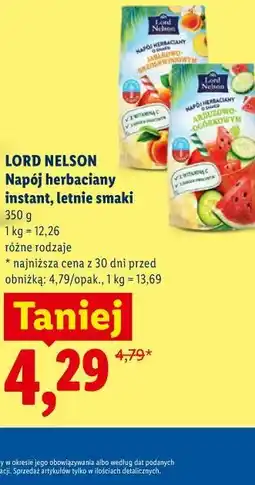Lidl LORD NELSON Napój herbaciany instant, letnie smaki oferta