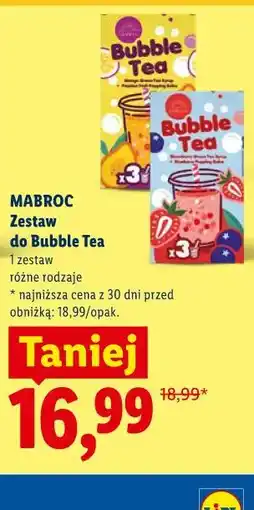Lidl MABROC Zestaw do Bubble Tea oferta