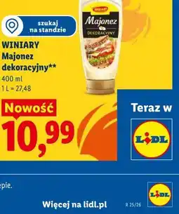Lidl WINIARY Majonez oferta