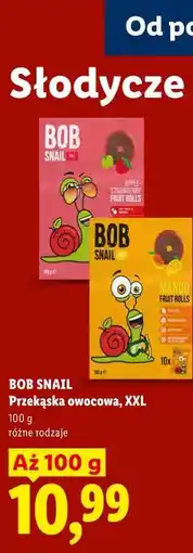 Lidl BOB SNAIL Przekąska owocowa, XXL oferta