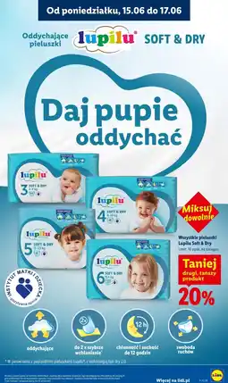 Lidl Pieluszki Lupilu Soft & Dry oferta