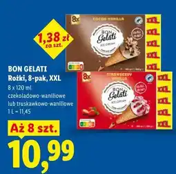 Lidl BON GELATI Rożki, 8-pak, XXL oferta