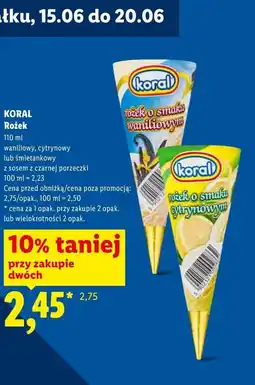 Lidl Koral Rożek oferta