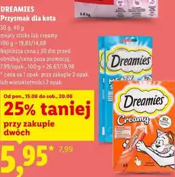 Lidl DREAMIES Przysmak dla kota oferta