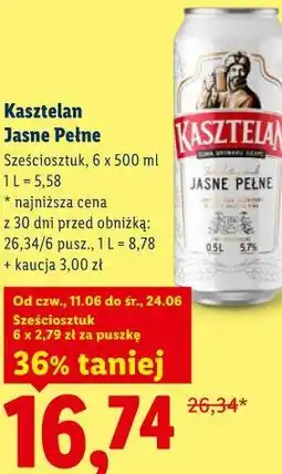 Lidl Kasztelan Jasne Pełne oferta