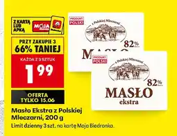 Biedronka Masło Ekstra z Polskiej Mleczarni oferta