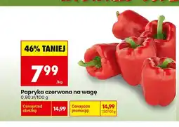Biedronka Papryka czerwona na wagę oferta