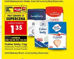 Biedronka Cukier biały Królewski oferta