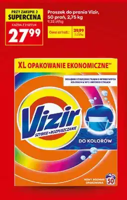 Biedronka Proszek do prania Vizir do kolorów oferta