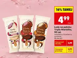 Biedronka Lody na patyku Marletto Triple Joy Raspberry oferta