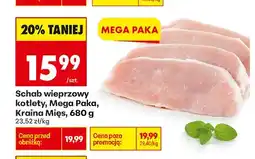 Biedronka Schab wieprzowy kotlety Mega Paka Kraina Mięs oferta