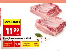 Biedronka Żeberka wieprzowe trójkąt oferta
